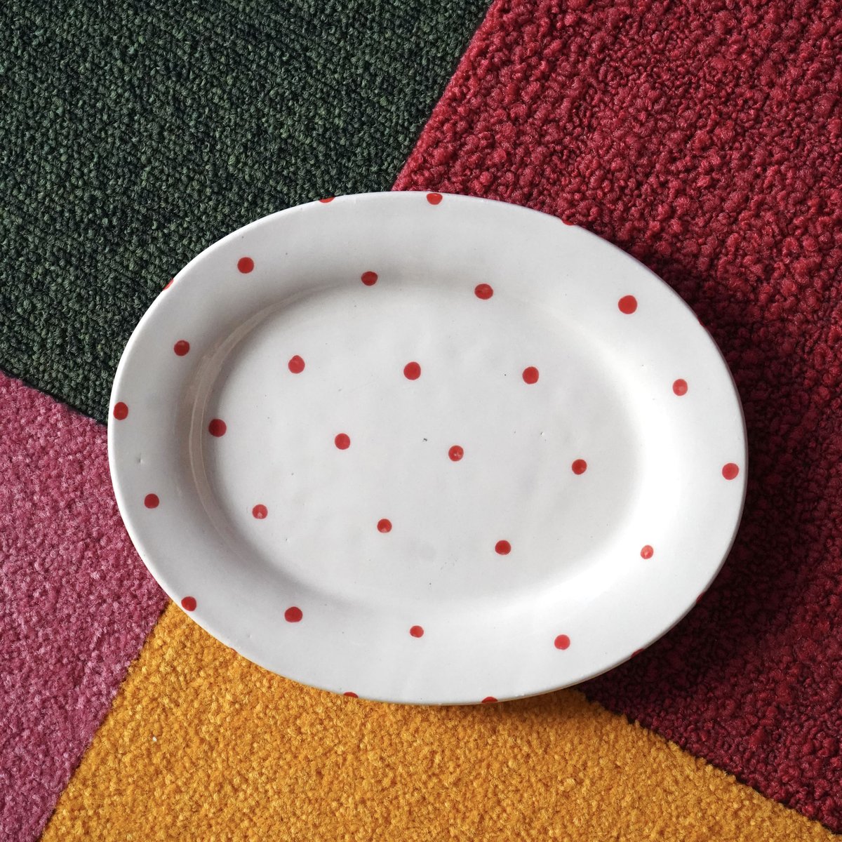 Oval Plate dot / 中囿義光さん | u; general store