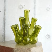 MULTI HOLE VASE / green