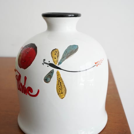 Hand-Painted Ceramic Vase
