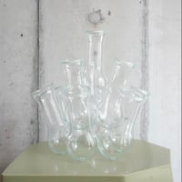 MULTI HOLE VASE / clear