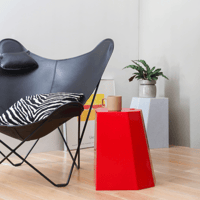 Arnold Circus Stool / Carmine Red