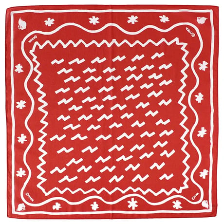 Graffiti Bandanna / レッド