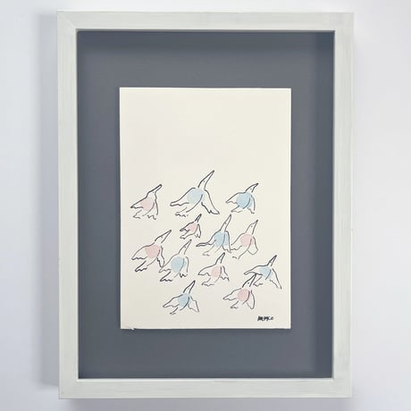 birds on the road