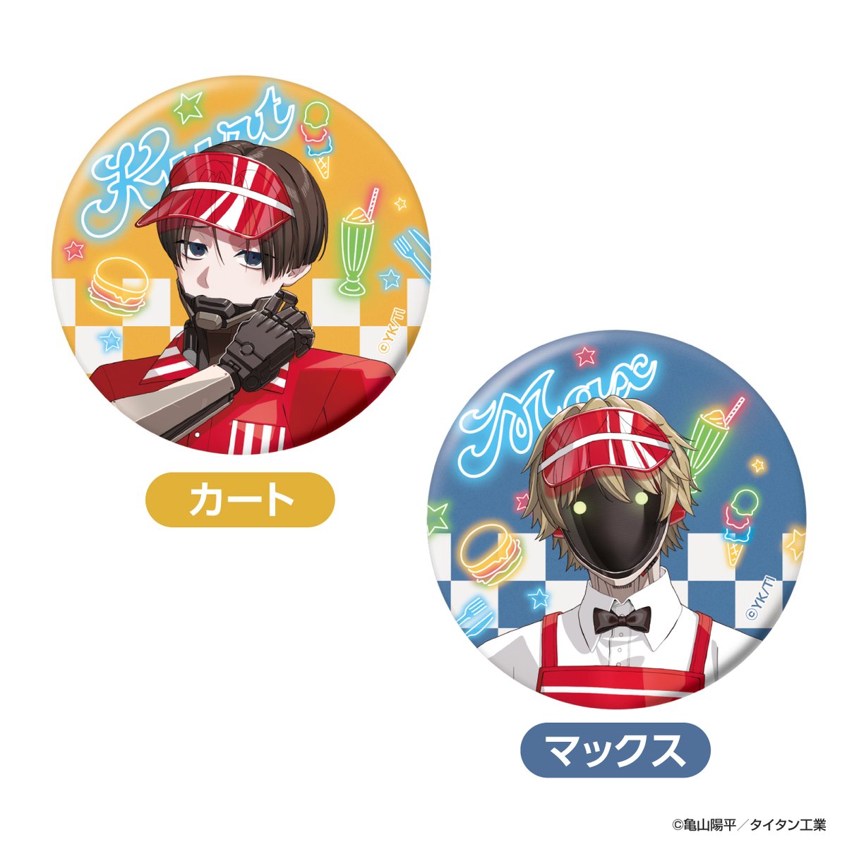 缶バッジ（ランダム） | 『銀河特急 ミルキー☆サブウェイ』EC限定