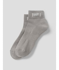 JUUN.J ロゴ コットン ショートソックス ソックス - ベージュ