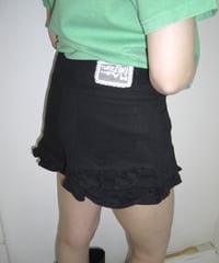 Ruffle Knit Shorts（Black）