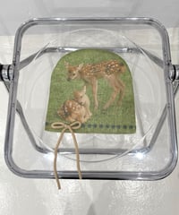 bambi print 2way beanie
