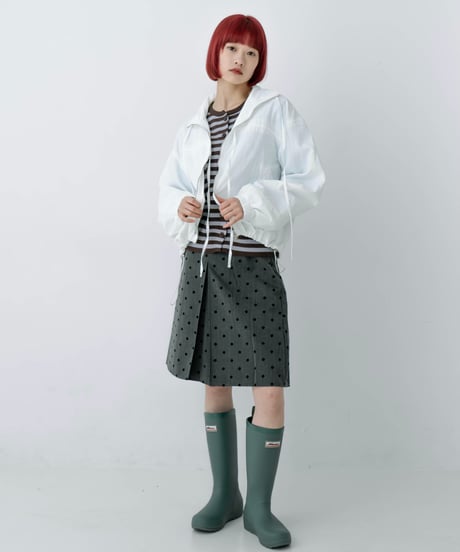 border pattern cardigan