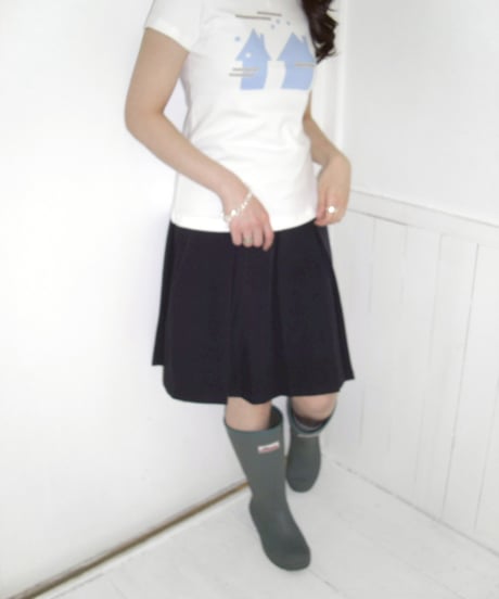 Button Pleated Mini Skirt
