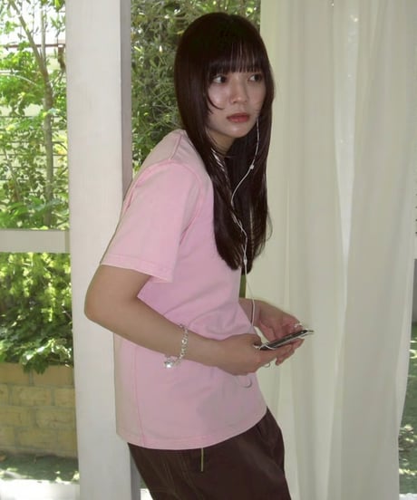 Music Note Print T（Pink）