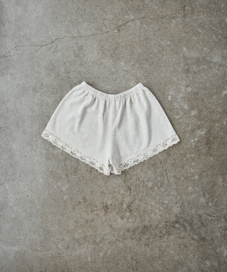 Lace Hem Lounge Shorts（Oatmeal）