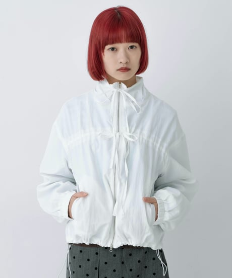lightweight drawstring blouson
