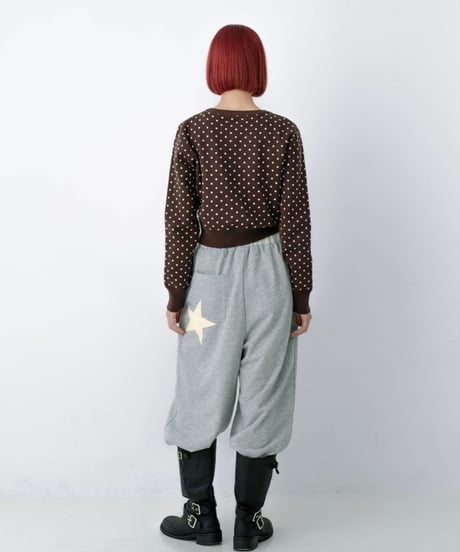 number print sweat pants
