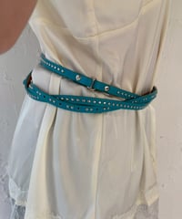 Studded Double Wrap Belt