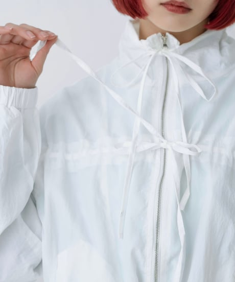 lightweight drawstring blouson