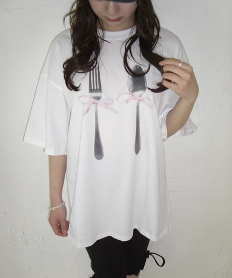 Fork & Spoon Print Tee
