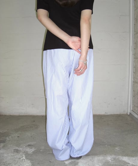 Wrap Waist Pants (stripe)