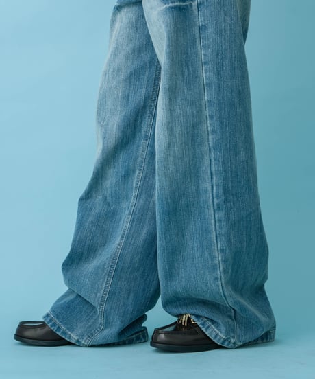 Studded Wide Leg Jeans