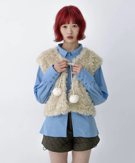 front zip long sleeve shirt