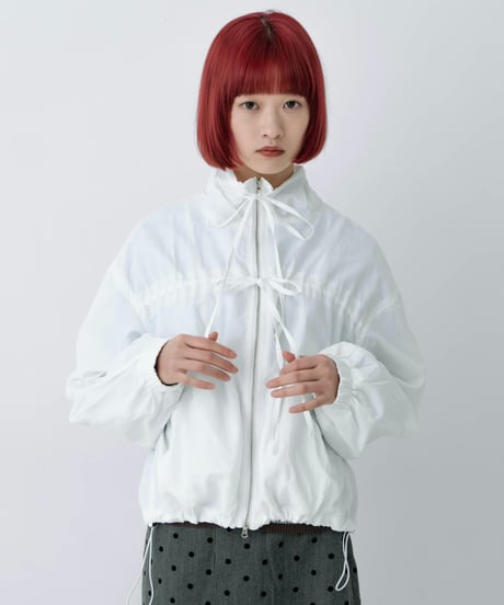 lightweight drawstring blouson