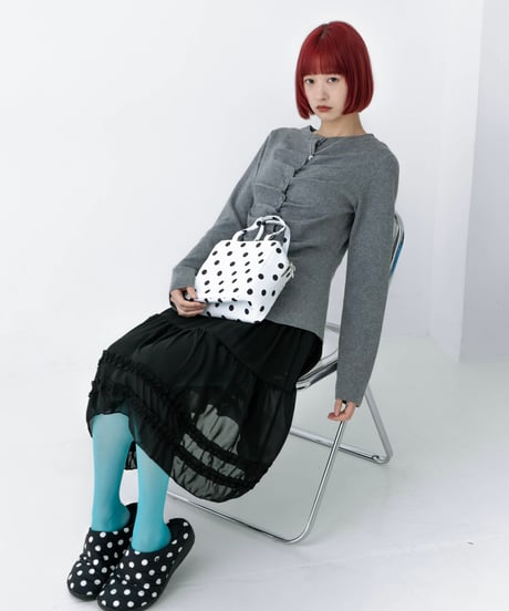 sheer tiered skirt