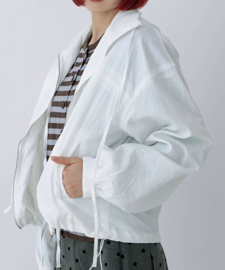 lightweight drawstring blouson