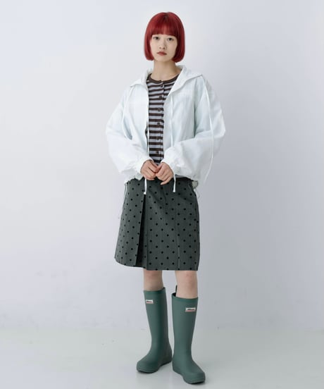 border pattern cardigan
