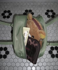 Puffy mini boston bag (Green)