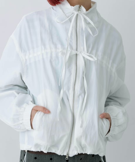 lightweight drawstring blouson