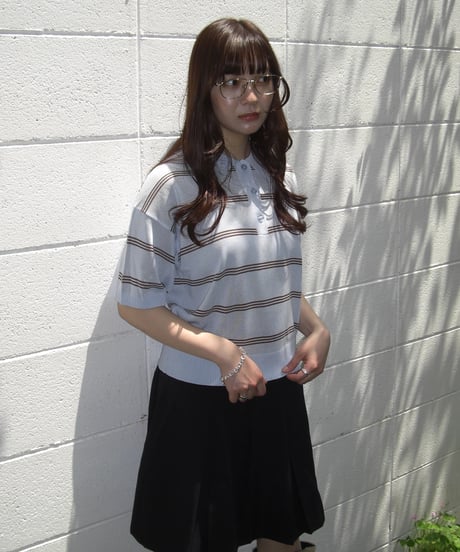 Border Knit Polo Shirt