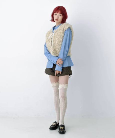 front zip long sleeve shirt