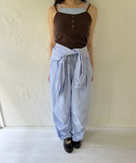 Wrap Waist Pants (stripe)