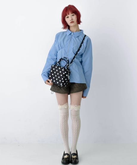 front zip long sleeve shirt
