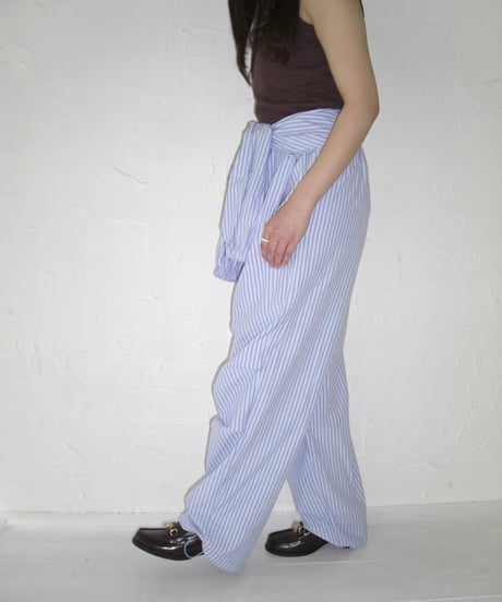 Wrap Waist Pants (stripe)