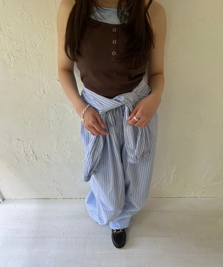 Wrap Waist Pants (stripe)