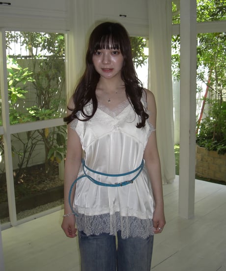 Lace Satin Cami Top