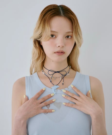 Dreaming Dolphin Necklace Set（Blue）