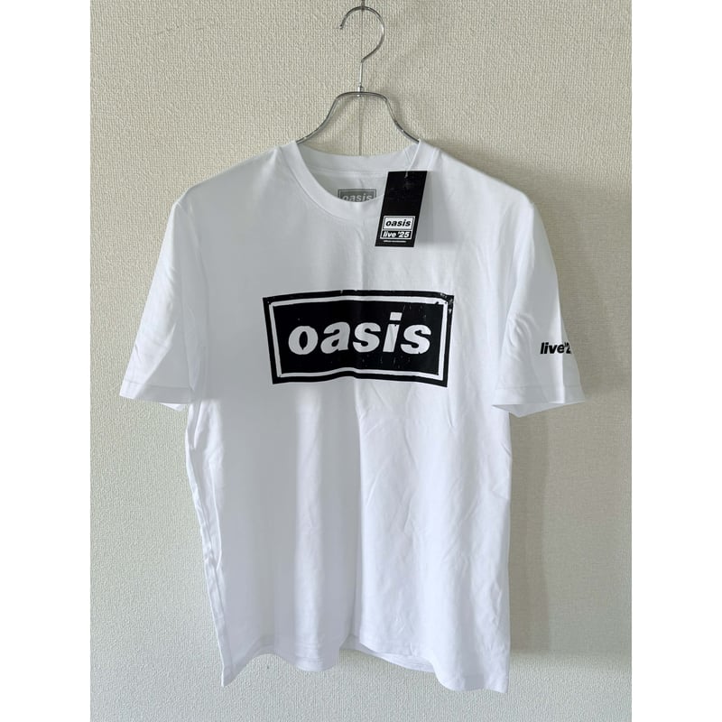 公式新品】OASIS - STENCIL LOGO WHITE (Ex-Tour) オアシス