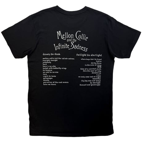【公式新品】THE SMASHING PUMPKINS -MELLON COLLIE ANIMALS BLACK (Back Print) PREMIUM CARBON tシャツ