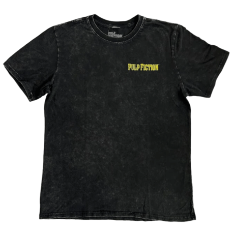 【公式新品】 PULP FICTION - DISTRESS BLACK (Back Print) パルプフィクション Tシャツ