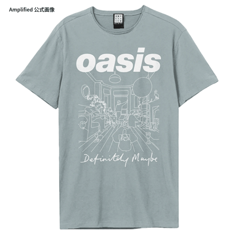 【公式新品 / AMPLIFIED】OASIS - DEFINITELY MAYBE STRANGE BLUE オアシス Tシャツ
