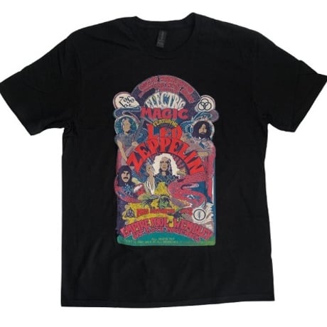 【公式新品】 LED ZEPPELIN - FULL COLOUR ELECTRIC MAGIC レッドツェッペリンTシャツ
