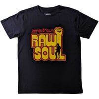 【公式新品】 JAMES BROWN - RAW SOUL BLACK ジェームスブラウンTシャツ
