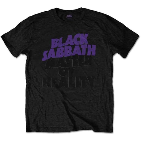 【公式新品】BLACK SABBATH - MASTERS OF REALITY ALBUM (Back Print) ブラックサバス Tシャツ オジーオズボーン Tシャツ