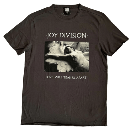 【公式新品 / AMPLIFIED】 JOY DIVISION - LOVE WILL TEAR US APART CHARCOAL ジョイディヴィジョン Tシャツ