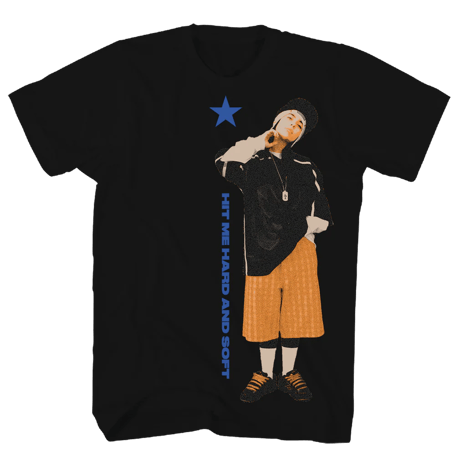 【公式新品】BILLIE EILISH - HIT ME HARD AND SOFT RECYCLED ECOMAX BLACK (Back Print) ビリーアイリッシュTシャツ