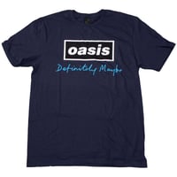 【公式新品】OASIS - DEFINITELY MAYBE TEXT LOGO オアシスTシャツ
