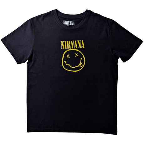 【公式新品】NIRVANA - FLOWER SNIFFIN (Back Print) ニルヴァーナ Tシャツ