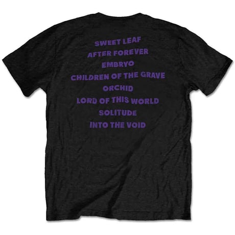 【公式新品】BLACK SABBATH - MASTERS OF REALITY ALBUM (Back Print) ブラックサバス Tシャツ オジーオズボーン Tシャツ