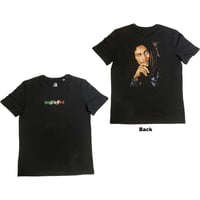 【公式新品】 BOB MARLEY - ONE LOVE PORTRAIT BLACK (BACK PRINT & EMBROIDERY) ボブマーリーTシャツ